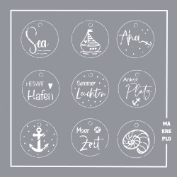 Maritime Anhänger Grüße