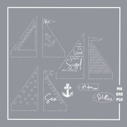 Segel für Schiffsform