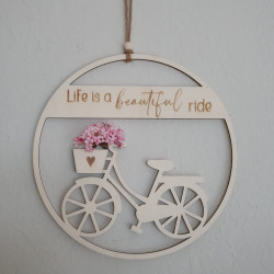  Laser und Papier Fahrrad Bildidee 